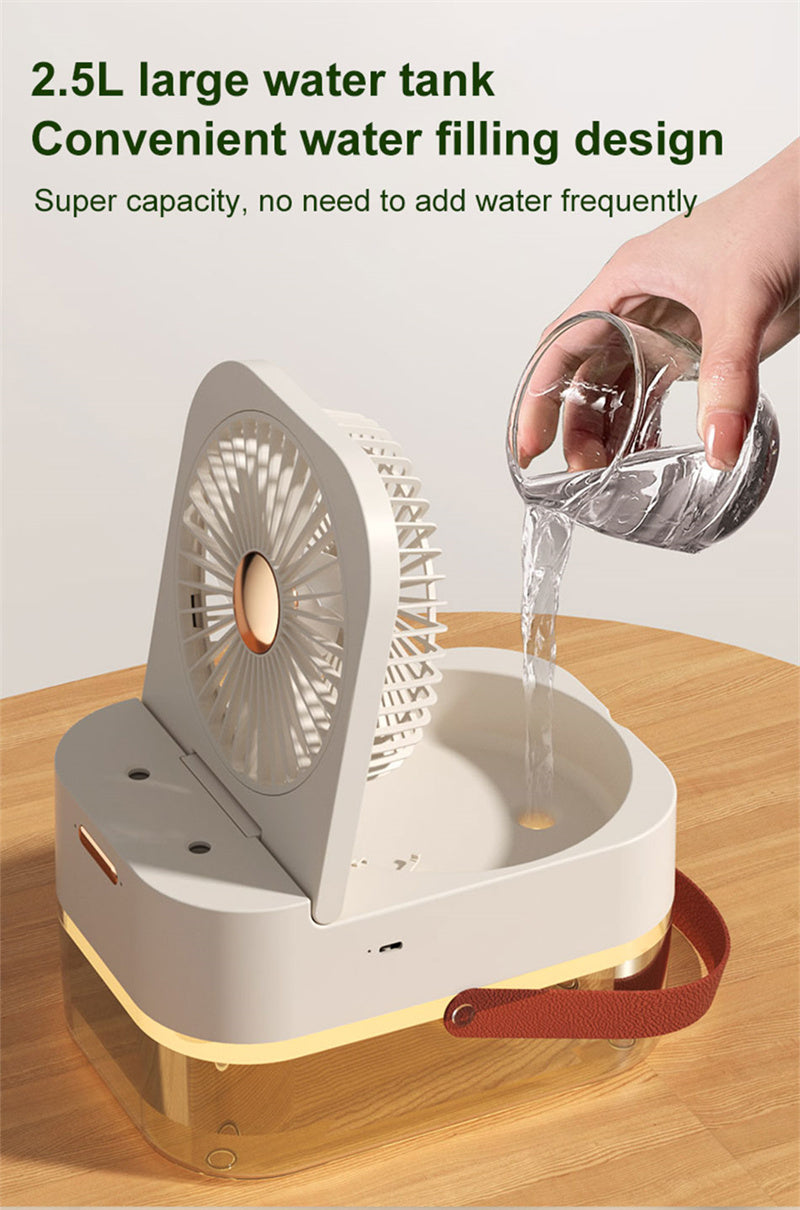 Draagbare KoelMist Ventilator